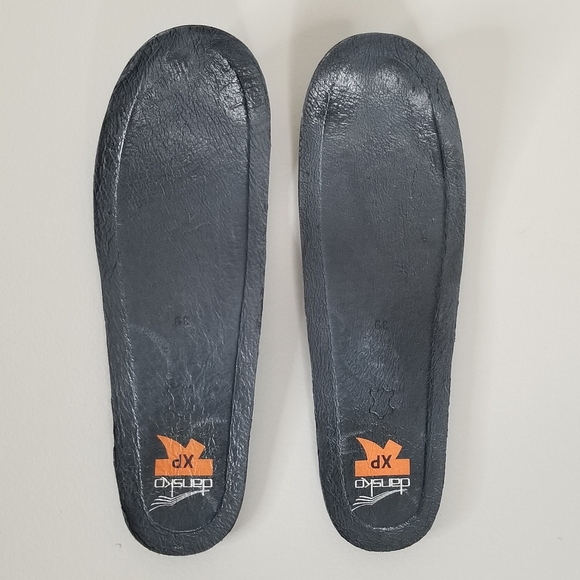 Dansko XP Black Leather 39 Comfort Clog Slip On  Non Slip - Picture 7 of 8